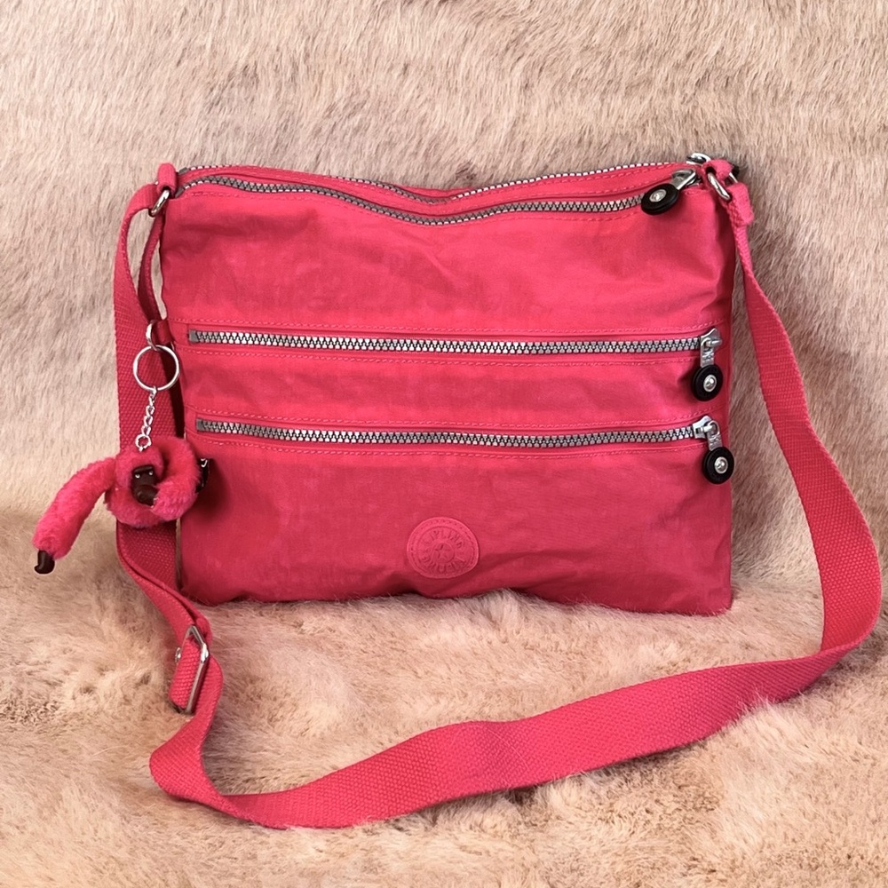 Kipling pink Crossbody Bag with crossbody and monkey